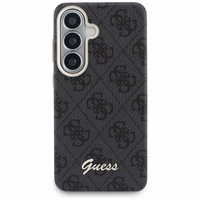 GUESS maciņš for SAMSUNG S26 GUHMS26S5P4FWMSK (4G Script MagSafe) melns