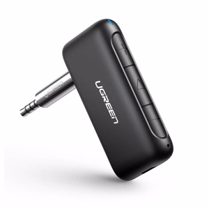 Ugreen CM276 Bluetooth 5.0 Audio Receiver AUX Jack Adapter melns