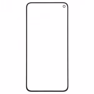 Outer Screen Glass Saderīgs ar "Pro+" Google Pixel 5 Melns