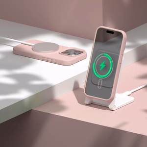 Etteri Silikona mag futrālis iPhone 14 6,1" gaiši rozā krāsā