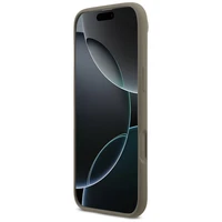 Guess silikona Big 4G Script viedtālruņa apvalks iPhone Air brūns