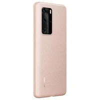 Oriģinālais maciņš Huawei P40 - PU aizsargmaciņš (51993713) rozā