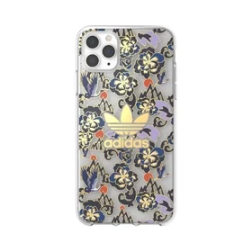 Adidas OR caurspīdīgs apvalks CNY AOP iPhone 11 Pro Max - zelta