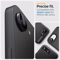 Spigen Optik Pro GLAS.TR "Ez Fit" kameras vāks 2 komplekts iPhone 16e - melns