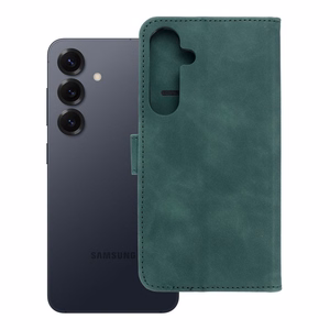 TENDER grāmatas viedtālruņa apvalks SAMSUNG S25 Plus zaļš