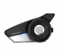 SENA 20S EVO DUO 20S-EVO-10D motorcycle intercom Bluetooth 4.1 2000 m melns, sudraba