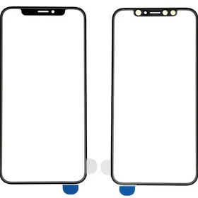 LCD ekrāna stikls Apple iPhone X/XS ar OCA melns V2 ORG
