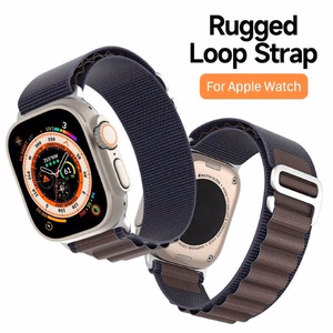 DUX DUCIS siksniņa GS neilona Apple Watch 42 / 44 / 45 / 49 mm indigo