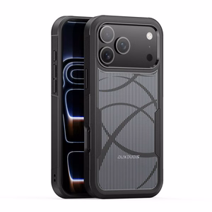 Korpuss Dux Ducis Apple iPhone 17 Pro Max melns (Rhythm Pattern)