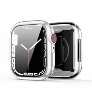 Maciņš Dux Ducis Samo priekš Apple Watch 7 45mm sudrabs (ar LCD aizsargstiklu)