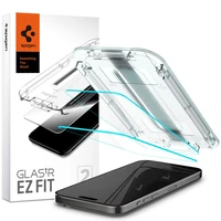 Spigen Glas.tR EZ Fit rūdītais stikls iPhone 15 Pro Max - 2 gab.