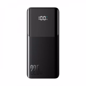 Portatīvais lādētājs Joyroom JR-PBF19 melns 10000mAh 22.5W (PD / QC3.0) + integrēti Type-C / Lightning kabeļi
