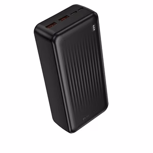 Borofone portatīvais lādētājs 30000mAh BJ80B Clever - 2xUSB + Type C - QC 3.0 22,5W PD 20W melna