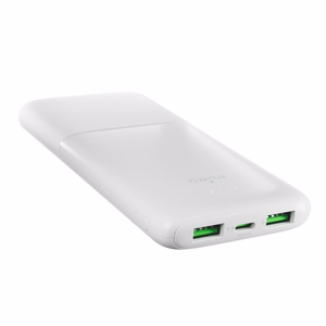Внешний аккумулятор Puro DAILY 10 PLUS 10000mAh 2x USBA / 1x USB-C 22.5W - белый