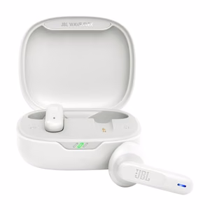 Bezvadu austiņas JBL Wave Flex JBLWFLEXWHT baltas