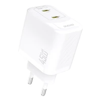 Dudao A28PEU PD 45W GaN 2xUSB Wall Lādētājs - Balts