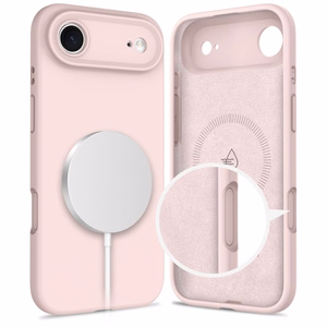 Tech-Protect Silikona Magnētiskais viedtālruņa apvalks iPhone 17 Air - rozā