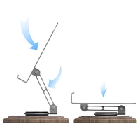 Dudao F17M 360° metāla tālruņa statīvs – pelēks