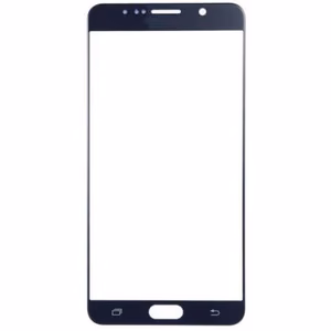 Outer Screen Glass Saderīgs ar Samsung N920 Note 5 Melns Original