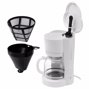 Adler AD 4383w pilienu kafijas automāts maltai kafijai, 1,5 l, balts