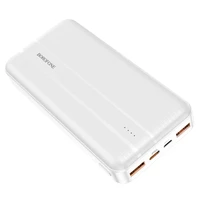 Ārējā baterija Power Bank Borofone BJ9 AType-C PD+Quick Charge 3.0 (3A) 20000mAh balta