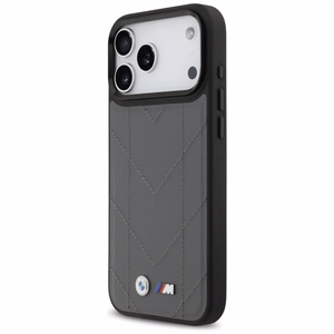 BMW M Quilted Logo MagSafe case for iPhone 17 Pro Max - graphite