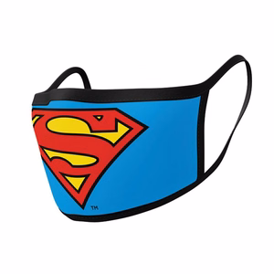 Superman aizsargājoša sejas maska ar trīskāršu filtru