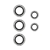 Rūdītais stikls HARD DIAMOND kamerai (LENS) Samsung Galaxy S24 Ultra sudraba (5 gab. lēcas)