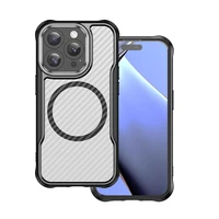 Defender Carbon Mag maciņš for iPhone 16 Pro Max 6,9" melns