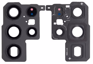 Samsung S908 S22 Ultra lens priekš camera ar frame Melns ORG