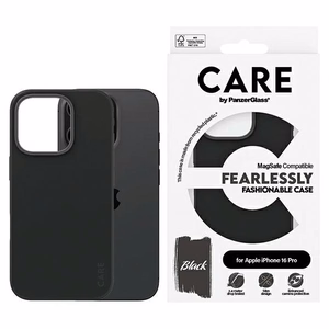CARE by PanzerGlass modes viedtālruņa apvalks iPhone 16 Pro 6.3" melns Magnētiskais 1378