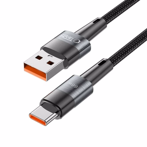 Tech-Protect UltraBoost USB-C / USB-A kabelis 66W 6A 0,5 m - pelēks