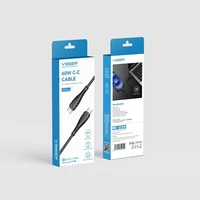 VEGER kabelis Type uz Type C PD 3A 60W V106 1,2 m melns