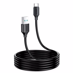 Joyroom Long-Lasting Series A9 USB-A / USB-C 3A kabelis 2m - melns