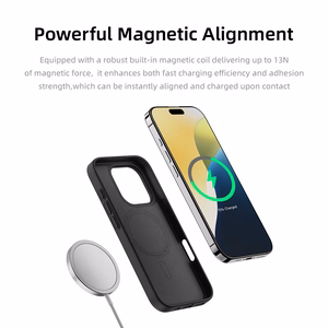 Rock Īpaši plāns Aramīda šķiedras Kevlar 600D viedtālruņa apvalks Iphone 16 Pro melns