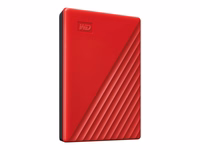 WD My Passport 2TB portatīvais HDD sarkans