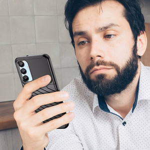 Thunder apvalks Samsung Galaxy A26 silikona bruņu - melns