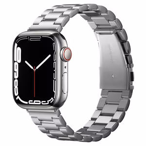Spigen Modernā Fit siksna Apple Watch 4/5/6/7/8/9/SE/Ultra (42/44/45/49 mm) - sudrabaina