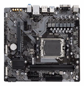 GIGABYTE B650M S2H mātesplate - AMD Ryzen 9000 Series CPUs, 5+2+2 Phases VRM, up to 6400MHz DDR5 (OC), 1xPCIe 4.0 M.2, GbE LAN, USB 3.2 Gen 1
