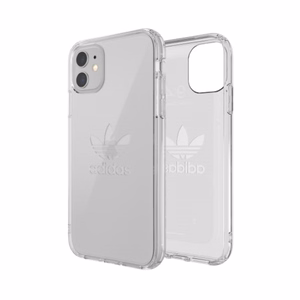 Adidas OR PC viedtālruņa apvalks Big Logo iPhone 11 - caurspīdīgs