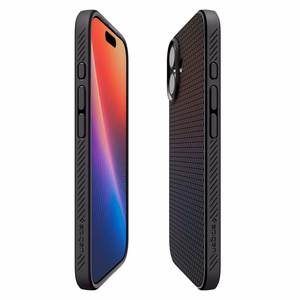 Spigen Liquid Air viedtālruņa apvalks iPhone 17 - matēts melns