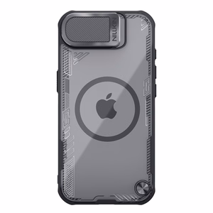 Nillkin Iceblade Prop magnētiskais viedtālruņa apvalks ar lēcas vāciņu un statīvu iPhone 16e - melns