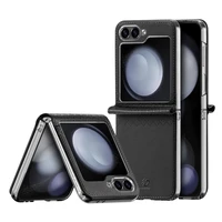 Dux Ducis Brill ādas apvalks Samsung Galaxy Z Flip 6 - melns
