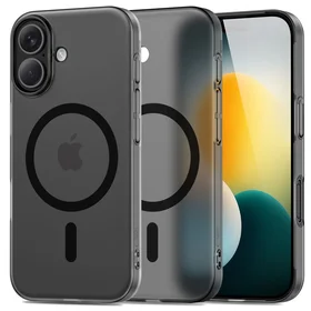Tech-Protect MagSlim Magnētiskais viedtālruņa apvalks iPhone 17 - matēts melns