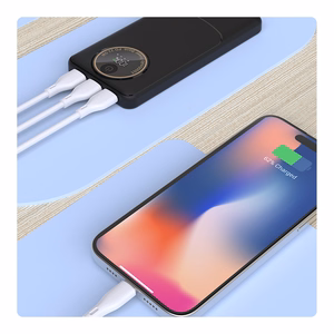 Portatīvais lādētājs Dudao K12Pro 22.5W PD 20000mAh USB-A, USB-C - melna