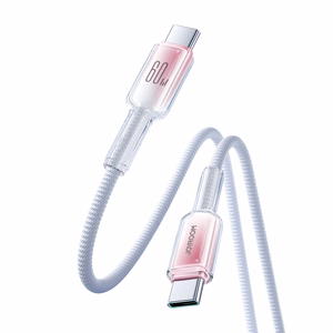 USB-C - USB-C kabelis Joyroom S-A42 60W 1.2m balts