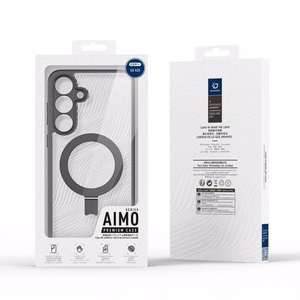 Telefona maciņš Dux Ducis Aimo Mag Stand Apple iPhone 16 Plus melns