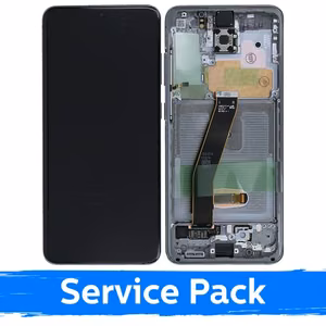 LCD-дисплей для Samsung G980 (G981) S20 с рамкой Cosmic Gray (Service Pack)