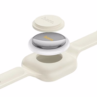 Lokators saderīgs ar Apple Find My Hoco E91E aproces tipa pelēks