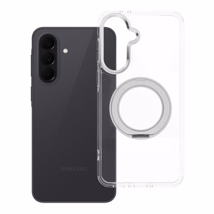 Case for Samsung A37 Frame Circle Stand compatible with MagSafe transparent